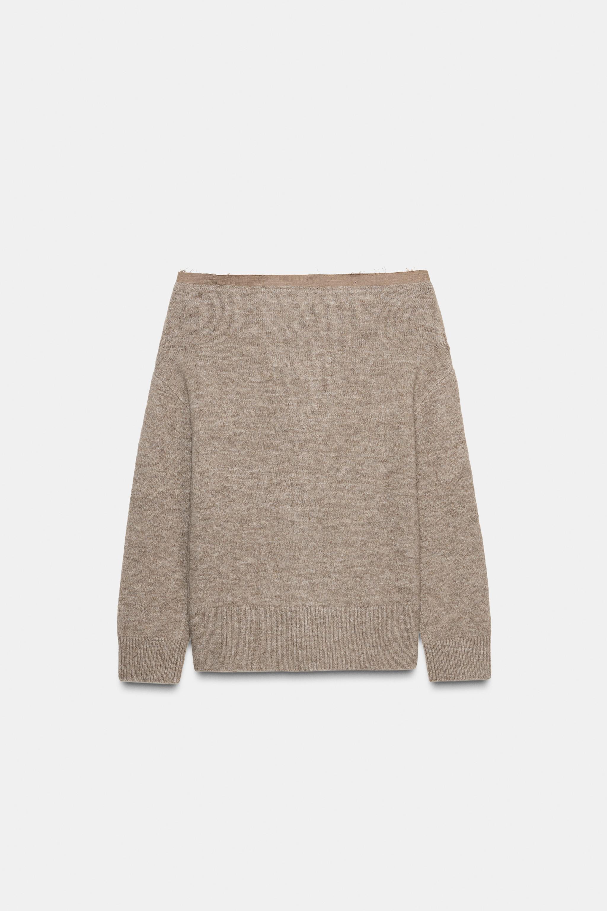 GILET EN MAILLE COL BATEAU